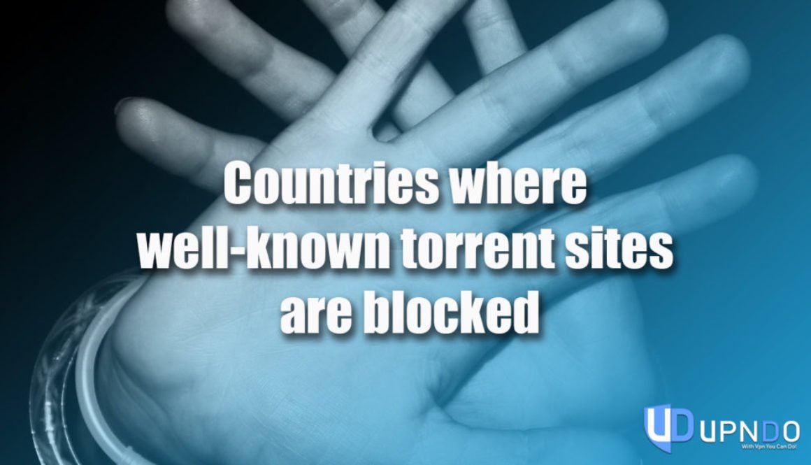 Countries where well-known torrent sites are blocked